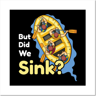 But did we sink Pontoon Boat captain Boat and Motor Boating Posters and Art